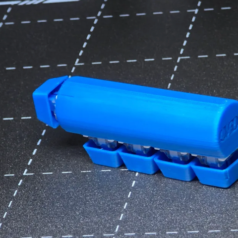3D-printed keyboard switch fidget toy with four clicky mechanical switches