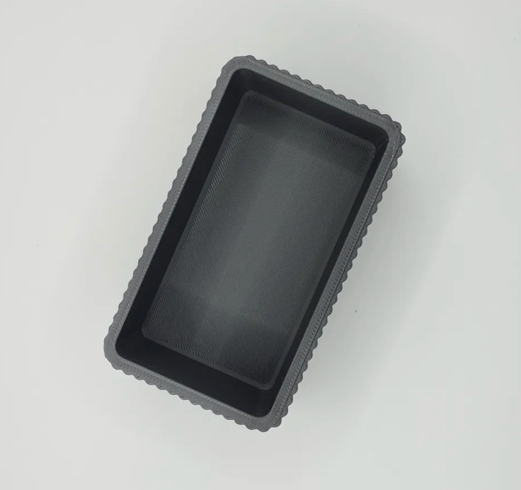 3D-printed scalloped catch-all tray