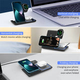 3-in-1 Foldable Magnetic Wireless Charging Station