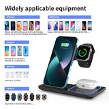 3-in-1 Foldable Magnetic Wireless Charging Station