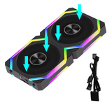 UMPEAK CS120 ARGB Cooling Fan