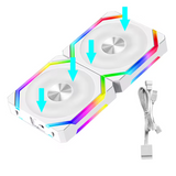 UMPEAK CS120 ARGB Cooling Fan