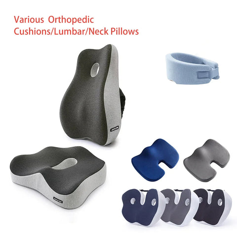 Ergonomic Coccyx Seat Cushion – Memory Foam Tailbone Support