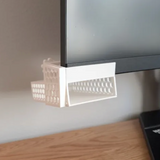 3D-printed under-monitor storage basket
